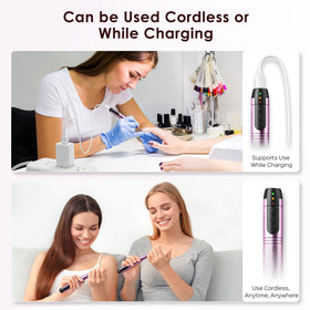 COSLUS C20 charging port and cable showing rechargeable convenience