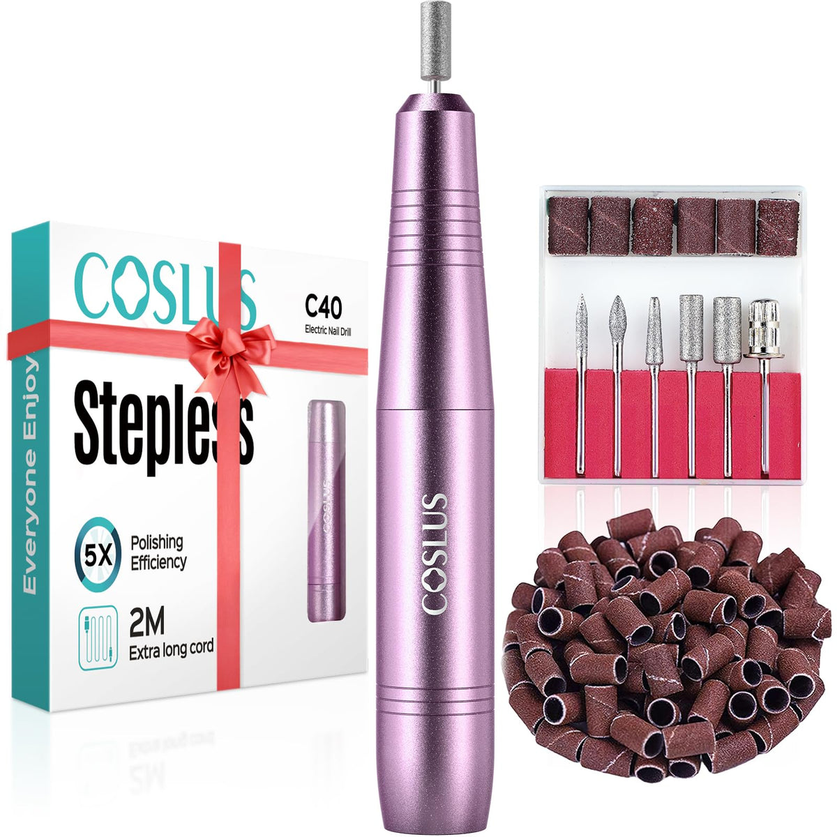 COSLUS C40 front view showing compact body and professional features