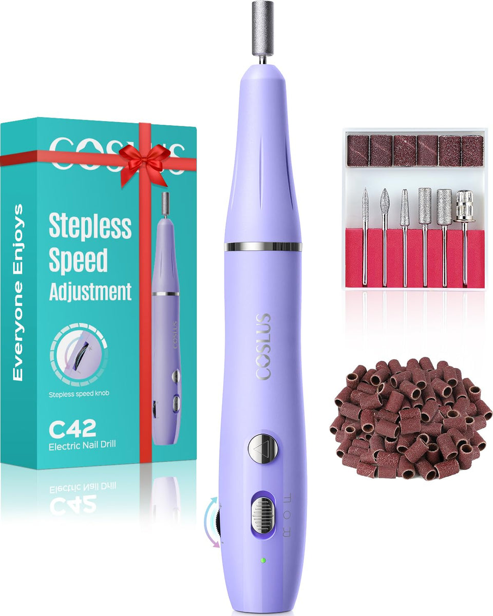 COSLUS C42 front view showing sleek cordless body and ergonomic design benefit