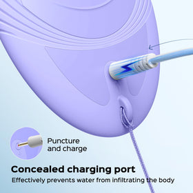 COSLUS FBS01 detailed silicone surface and texture showcasing gentle cleaning benefit