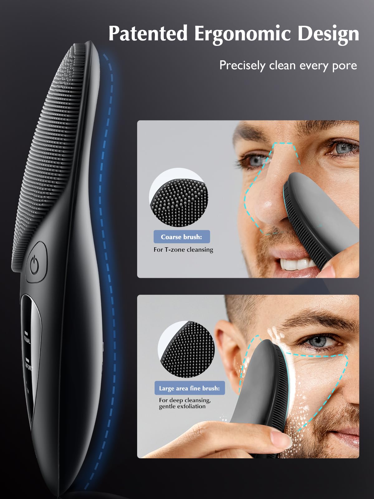 COSLUS triangular warm eye zone detail providing soothing warmth benefit