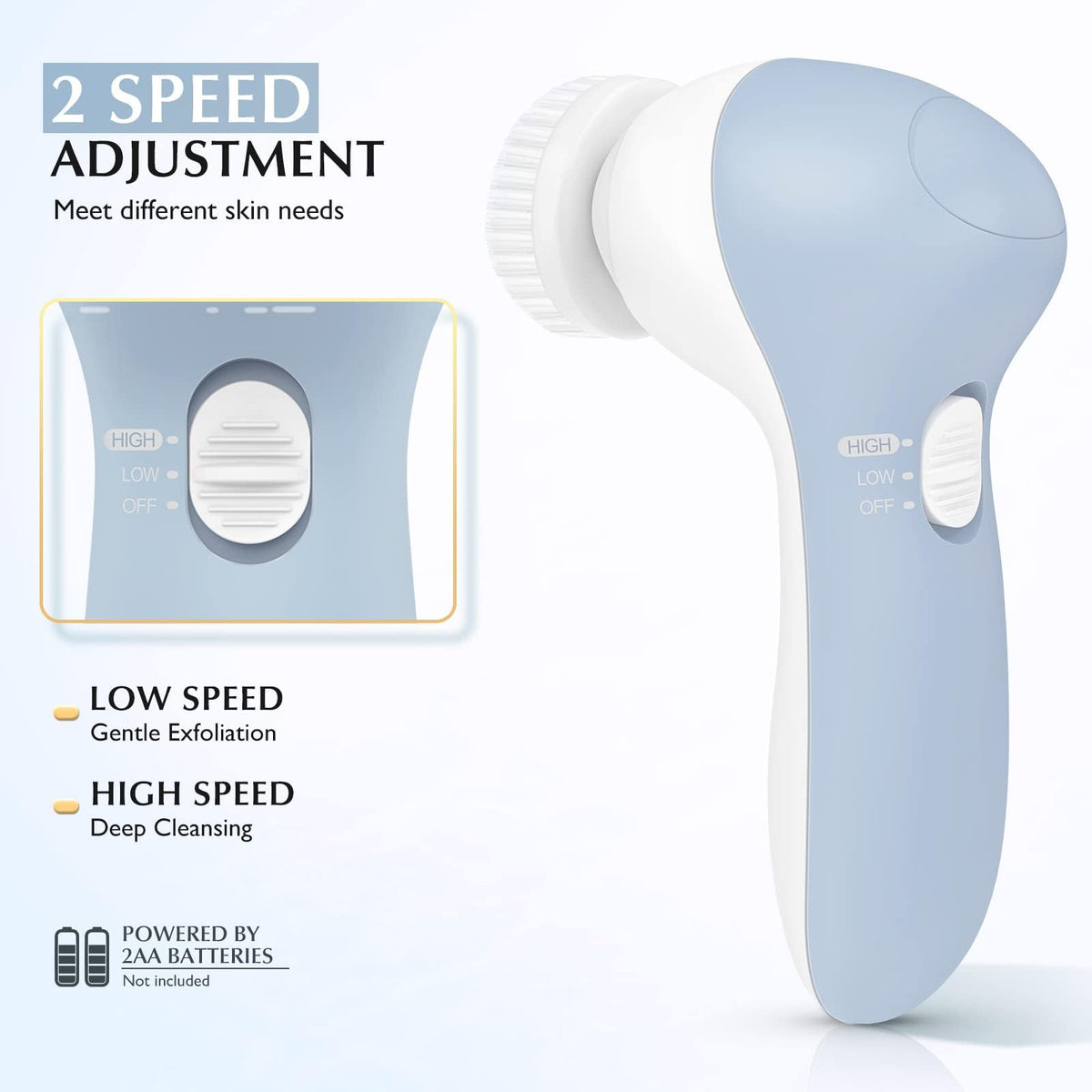 COSLUS placed next to a hand showing compact size and travel-friendly portability benefit
