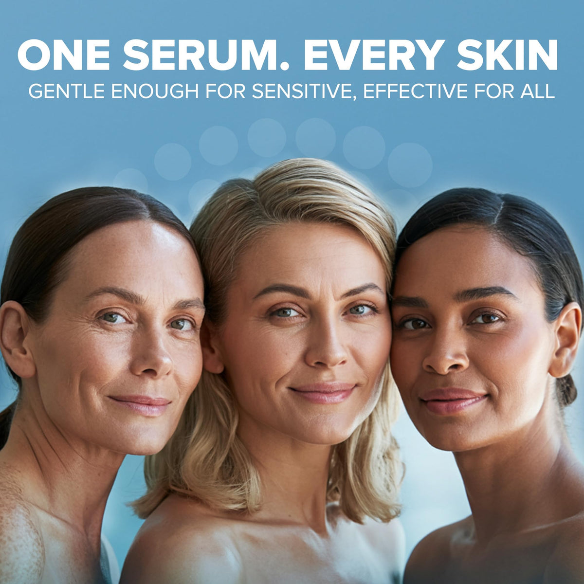 Cosmedica serum on fingertip ready to apply for precise targeted hydration
