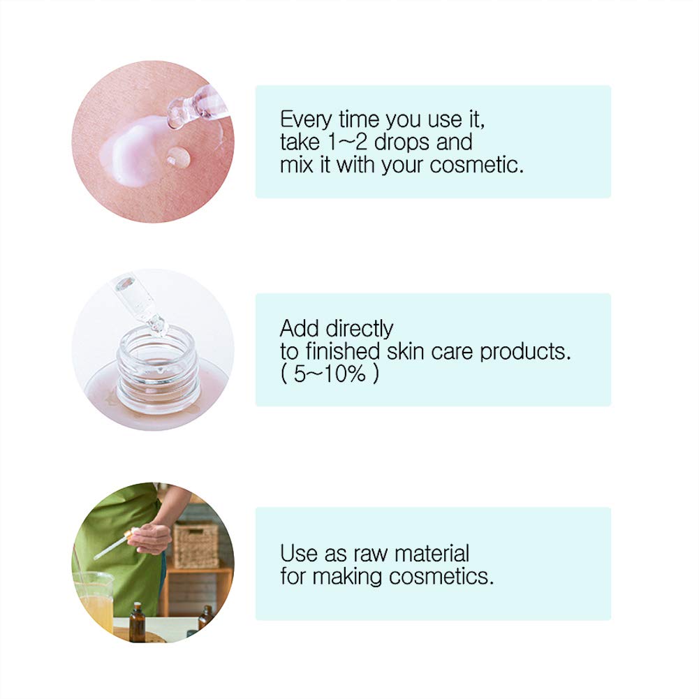COSMETIC BOOSTERS bottle beside coin for scale demonstrating 10ml size