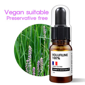 COSMETIC BOOSTERS close-up of Volufiline texture illustrating smooth blendability