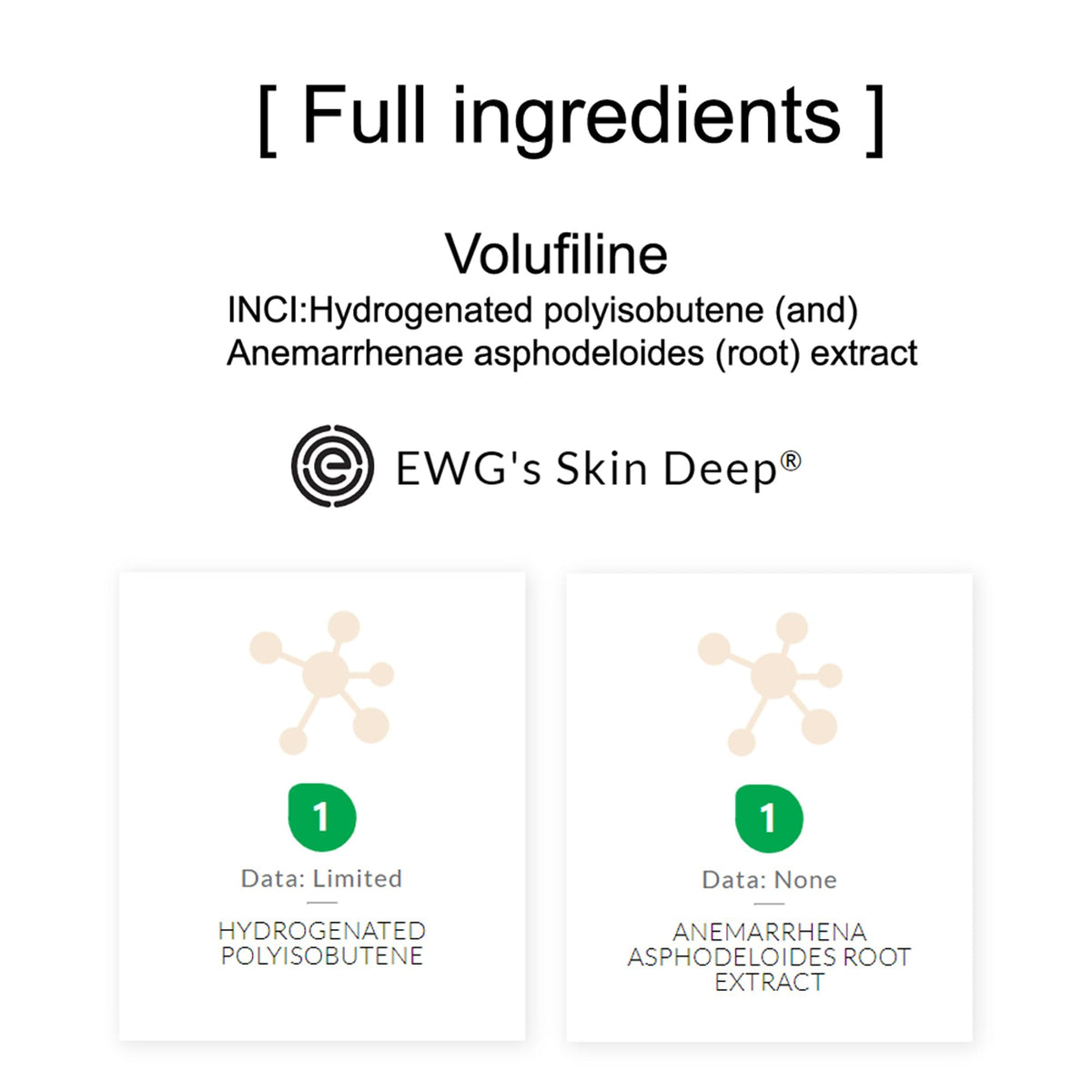 COSMETIC BOOSTERS glossy oil texture demonstrating Volufiline's oil-soluble blend