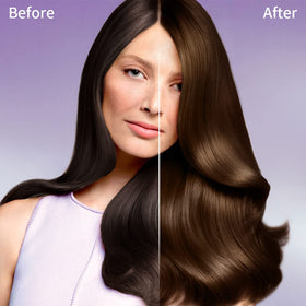 cosmpro before and after roots comparison showing effective gray coverage