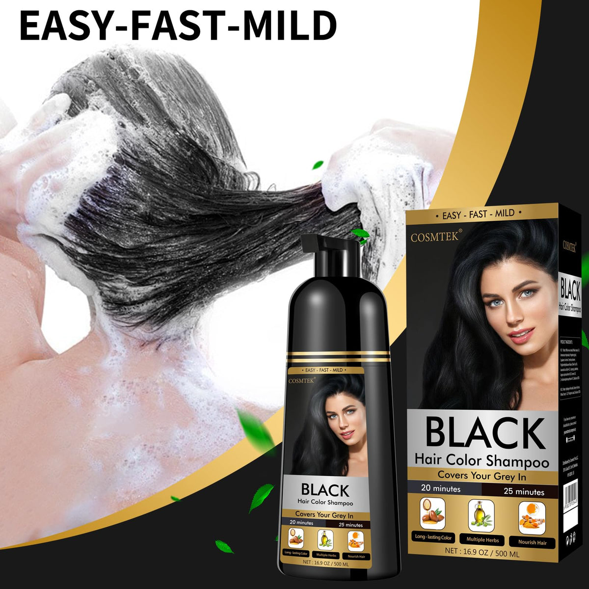 COSMTEK shampoo lather close-up with smooth texture and conditioning oils