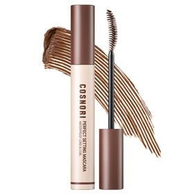 COSNORI front packaging showing Cozy Brown mascara and brand for clean presentation