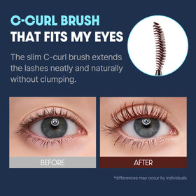 COSNORI mascara next to recommended remover for gentle, effective removal