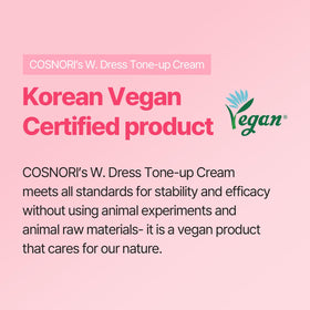 COSNORI cream on fingertips demonstrating easy application and quick spread