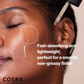 COSRX bottle next to common object showing true 1.7 fl oz scale benefit