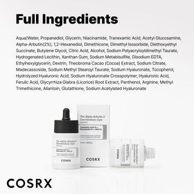 COSRX before and after example showing visible tone-evening benefit