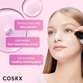 COSRX bottle with ruler showing 5.07 oz volume for clear size comparison