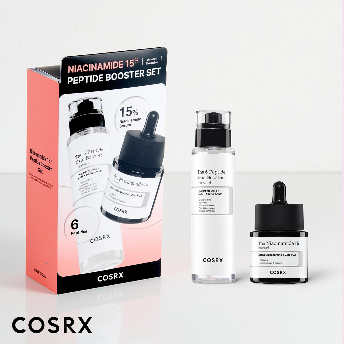 COSRX applying toner then serum on cleansed skin to show layering benefit