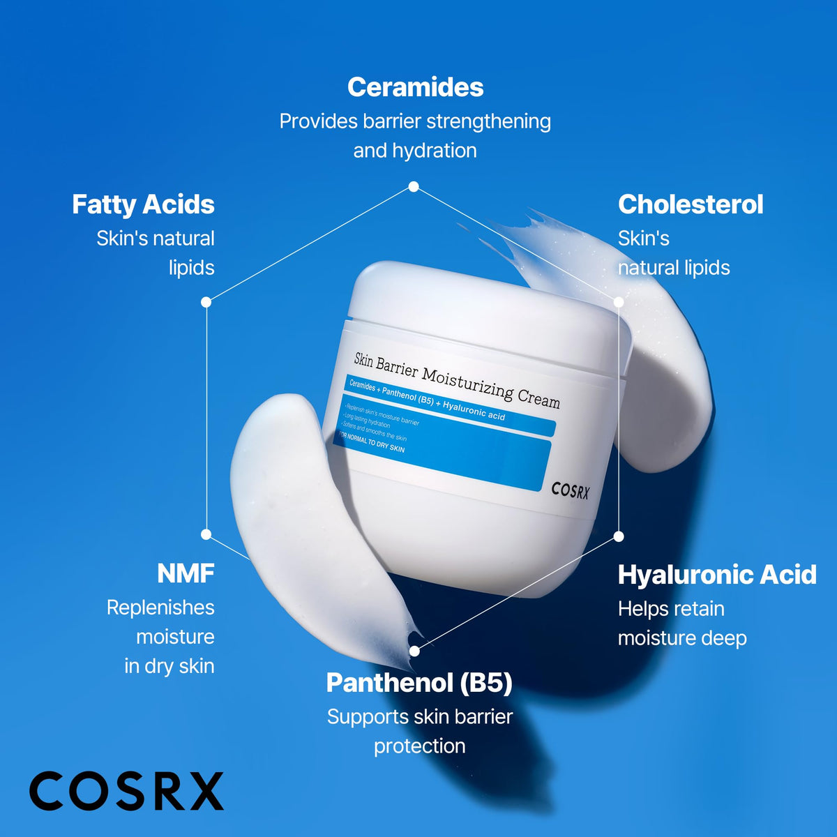COSRX woman applying cream in bathroom for everyday routine benefit