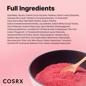COSRX before and after texture improvement illustrating clearer pores