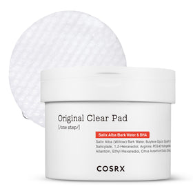 COSRX front packaging showing 70 BHA toner pads for easy exfoliation