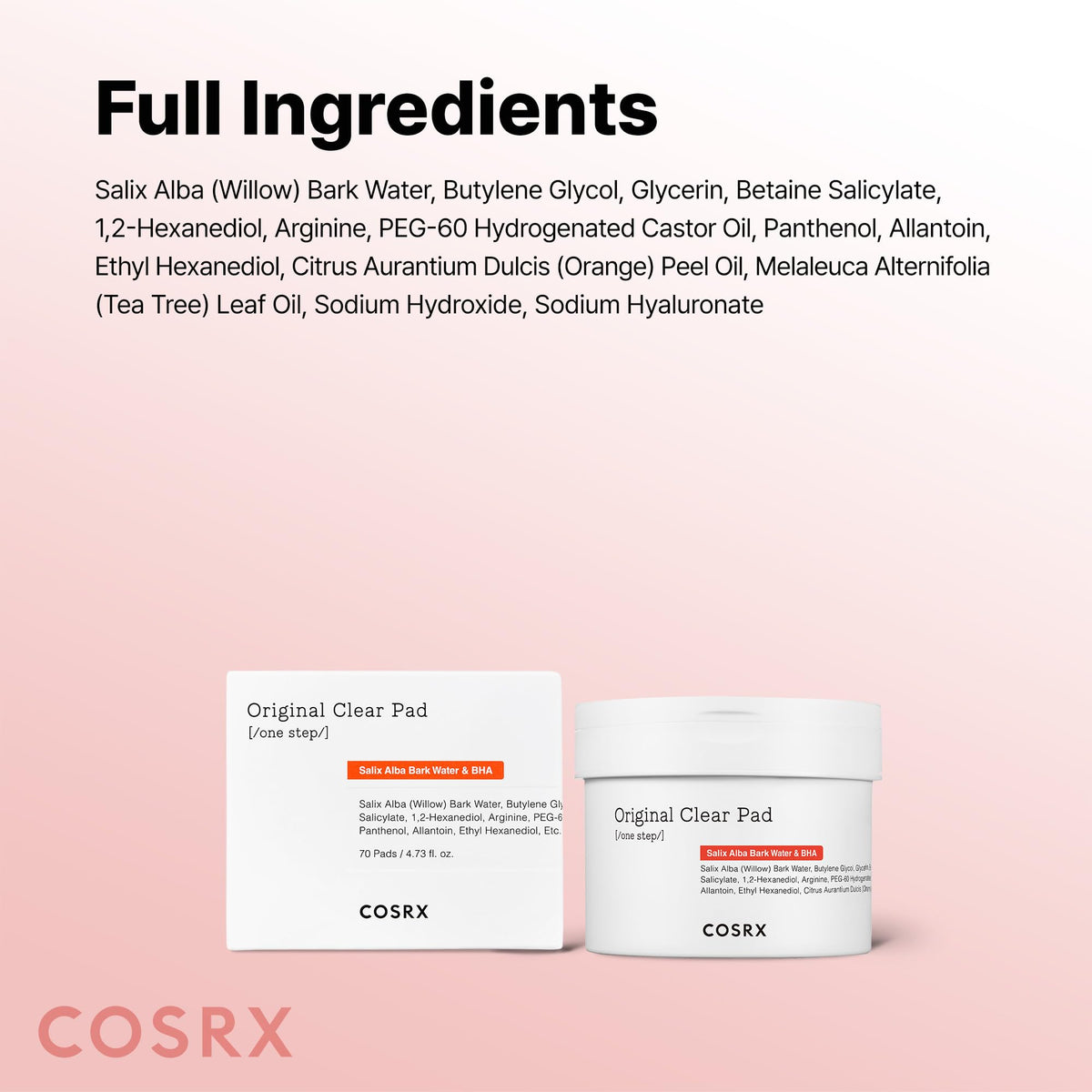 Bathroom shelf with COSRX pads to streamline daily skincare routine