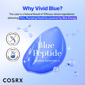 COSRX label closeup displaying key claims and ingredient transparency benefit