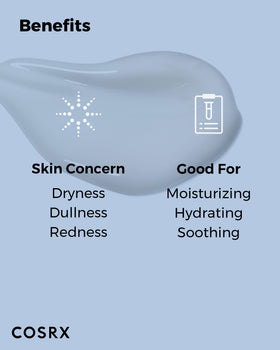 COSRX bottle beside birch sap visual emphasizing natural moisturizing ingredient