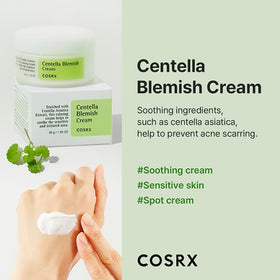 COSRX ingredient label detail highlighting clean-beauty claims and lower irritation benefit