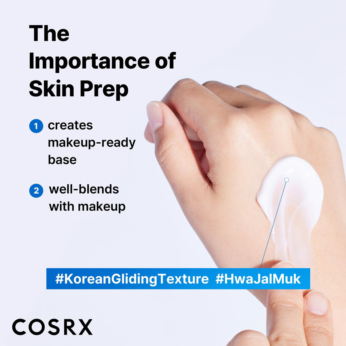 COSRX jar paired with hyaluronic serum demonstrating layered hydration