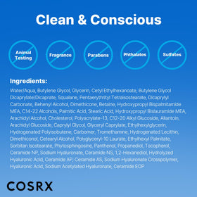 COSRX product and box flatlay communicating clean Korean skincare aesthetic
