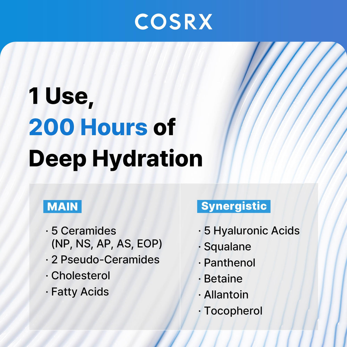 COSRX open jar revealing rich yet lightweight cream for barrier repair