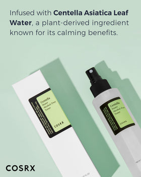 COSRX texture on hand showing lightweight, non-sticky hydration benefit