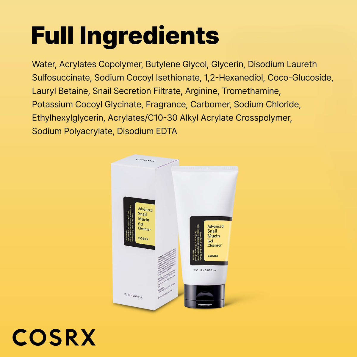 COSRX cleanser flatlay with other routine products showing compatibility