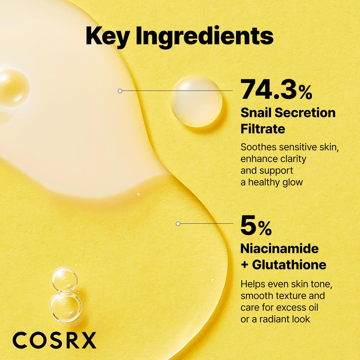 COSRX cream essence texture close-up showing barrier-nourishing finish
