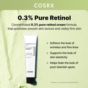COSRX cream texture close-up highlighting smooth, hydrating feel