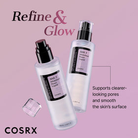 COSRX dropper applying exfoliant on hand for precise targeted use