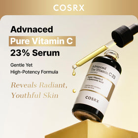 COSRX dropper releasing vitamin C serum for precise application and control