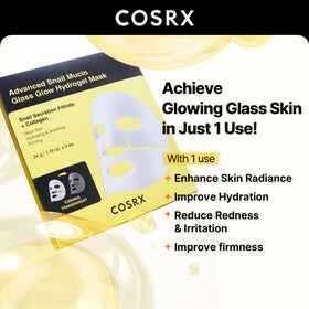COSRX dropping clear essence from mask emphasizing hydration delivery