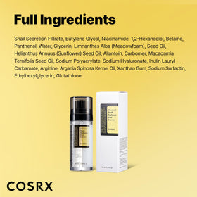 COSRX essence placed with other skincare items showing layering benefits