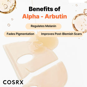 COSRX clear essence texture held on fingertip showing lightweight, hydrating serum for dewy finish