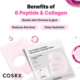 Droplet of COSRX mask essence on finger highlighting lightweight, fast-absorbing texture