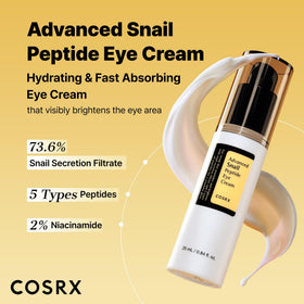 COSRX open cap and lotion texture displayed for quick-absorbing hydration benefit