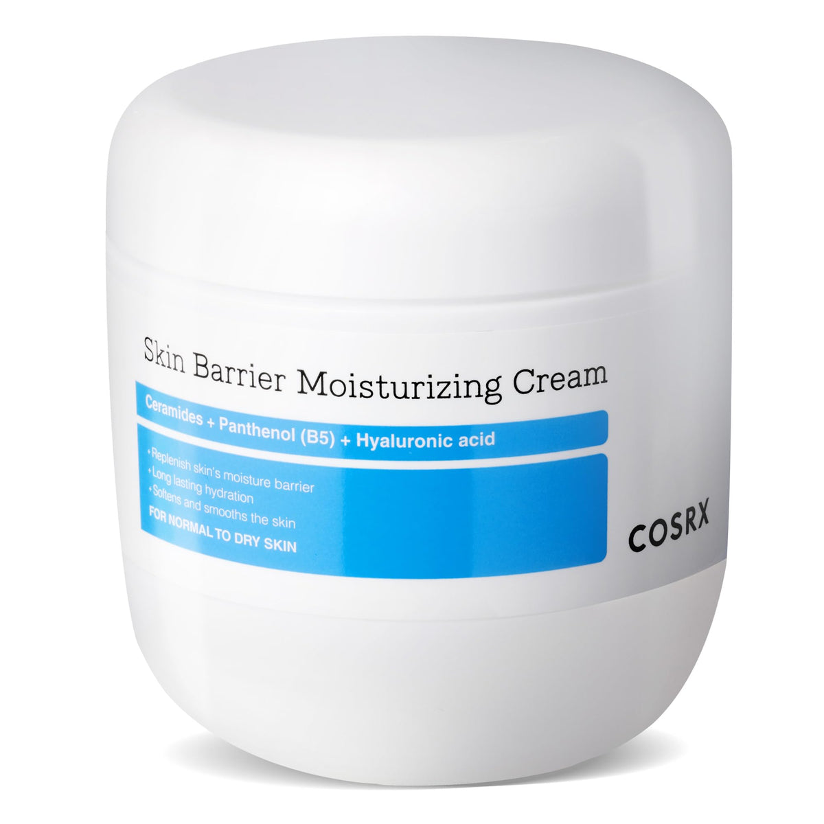 COSRX jar front view showing unscented moisturizing cream