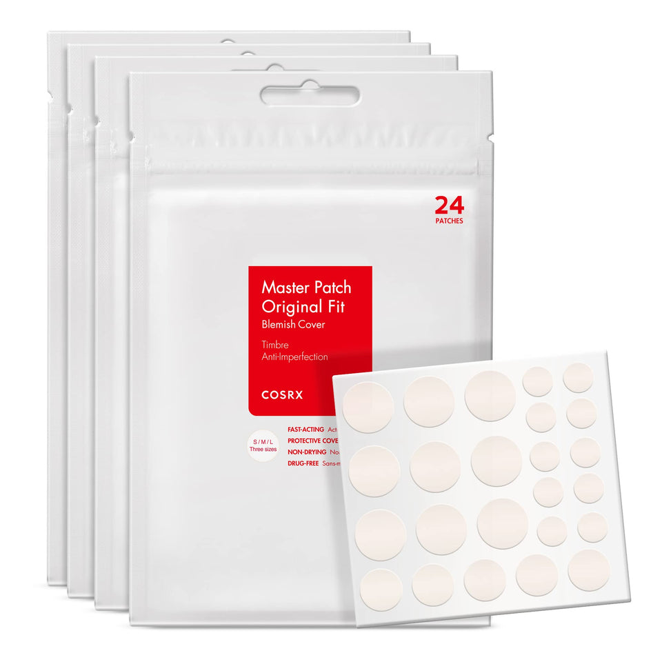 COSRX front packaging showing patch quantity and clean design for安心 treatment