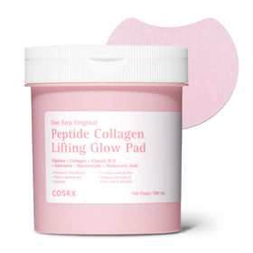 COSRX front packaging showing jar of 100 pads and brand benefit