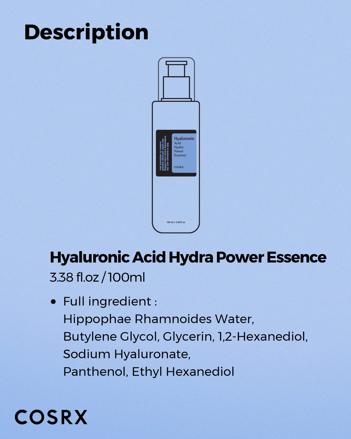 COSRX before and after hydration textures showing visible plumping benefit