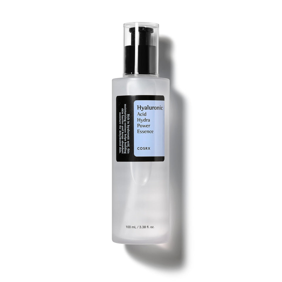COSRX front bottle shot showing elegant packaging and clear hydration benefit