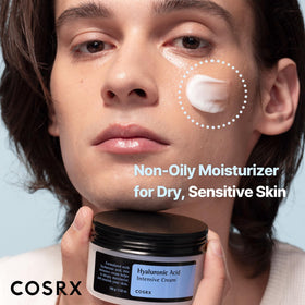 COSRX open jar revealing non-greasy gel-cream for quick absorption