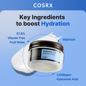 COSRX close-up of cream texture highlighting lightweight hydration