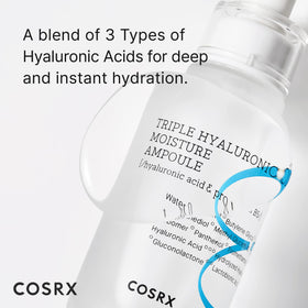 COSRX ampoule dropper dispensing serum, demonstrating precise application benefit