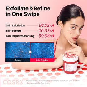 COSRX ingredient label showing BHA PHA Zinc PCA and hyaluronic acids