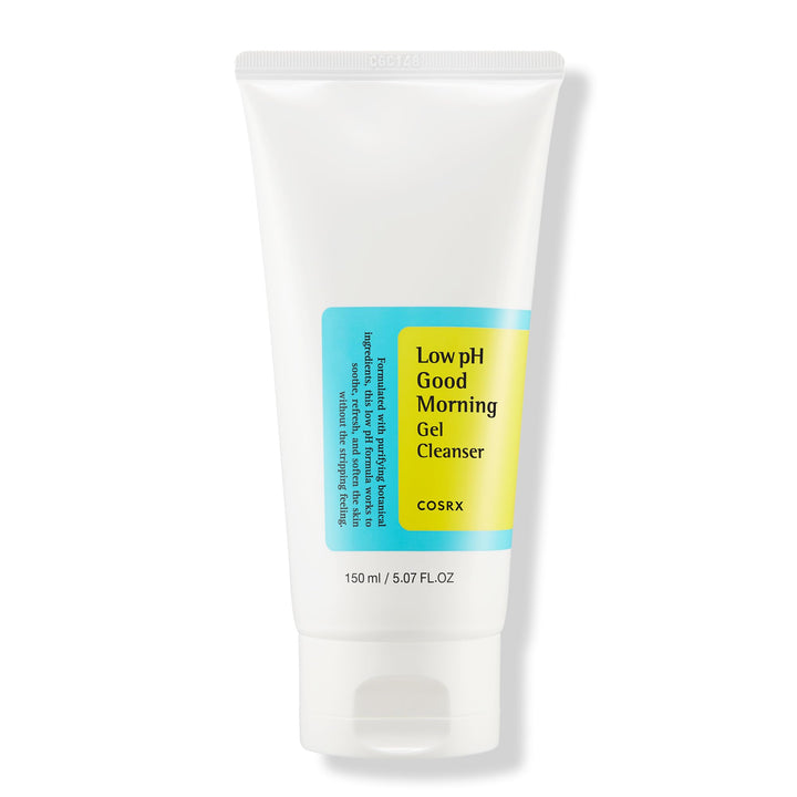 COSRX front packaging showing cleanser and clear, calming benefits